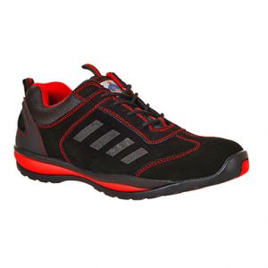DC34 RED AND BLACK SAFETY TRAINER