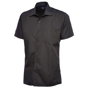 DC710 SHORT SLEEVE SHIRT  BLACK/WHITE
