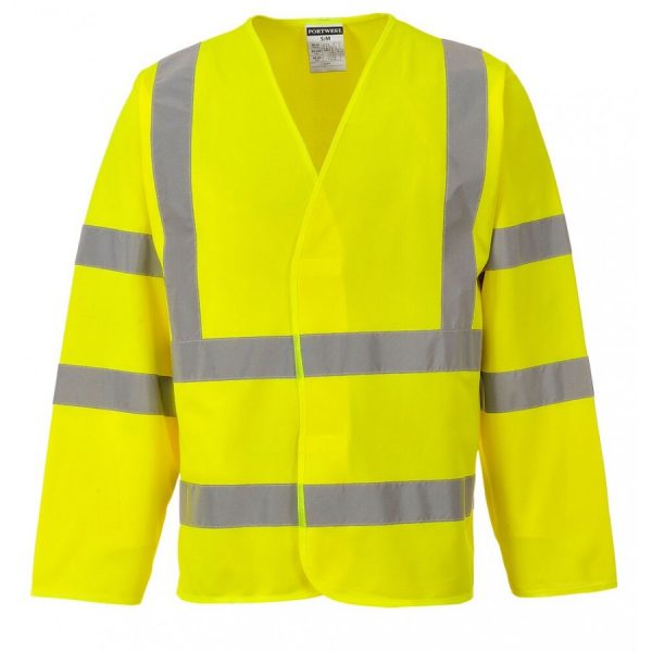 YELLOW LONG SLEEVE VEST DC473 LONG SLEEVE VEST